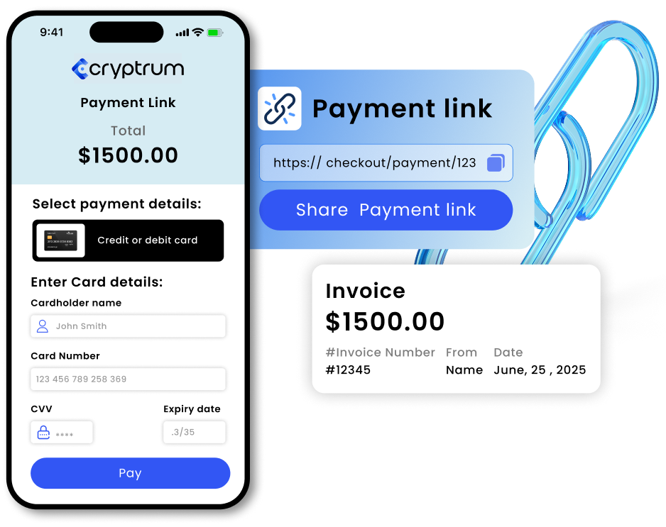 Cryptrum Crypto Payment Gateway